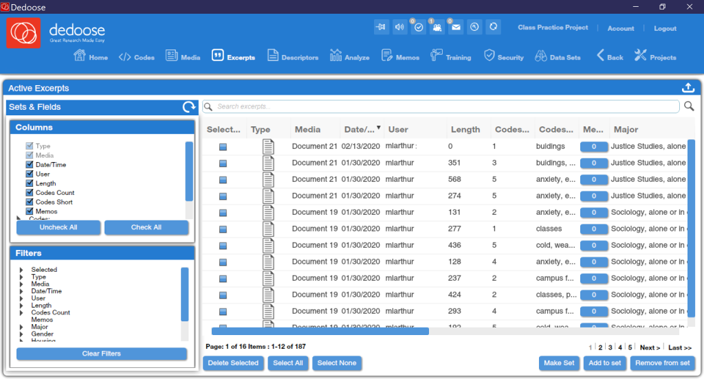 dedoose qualitative research software